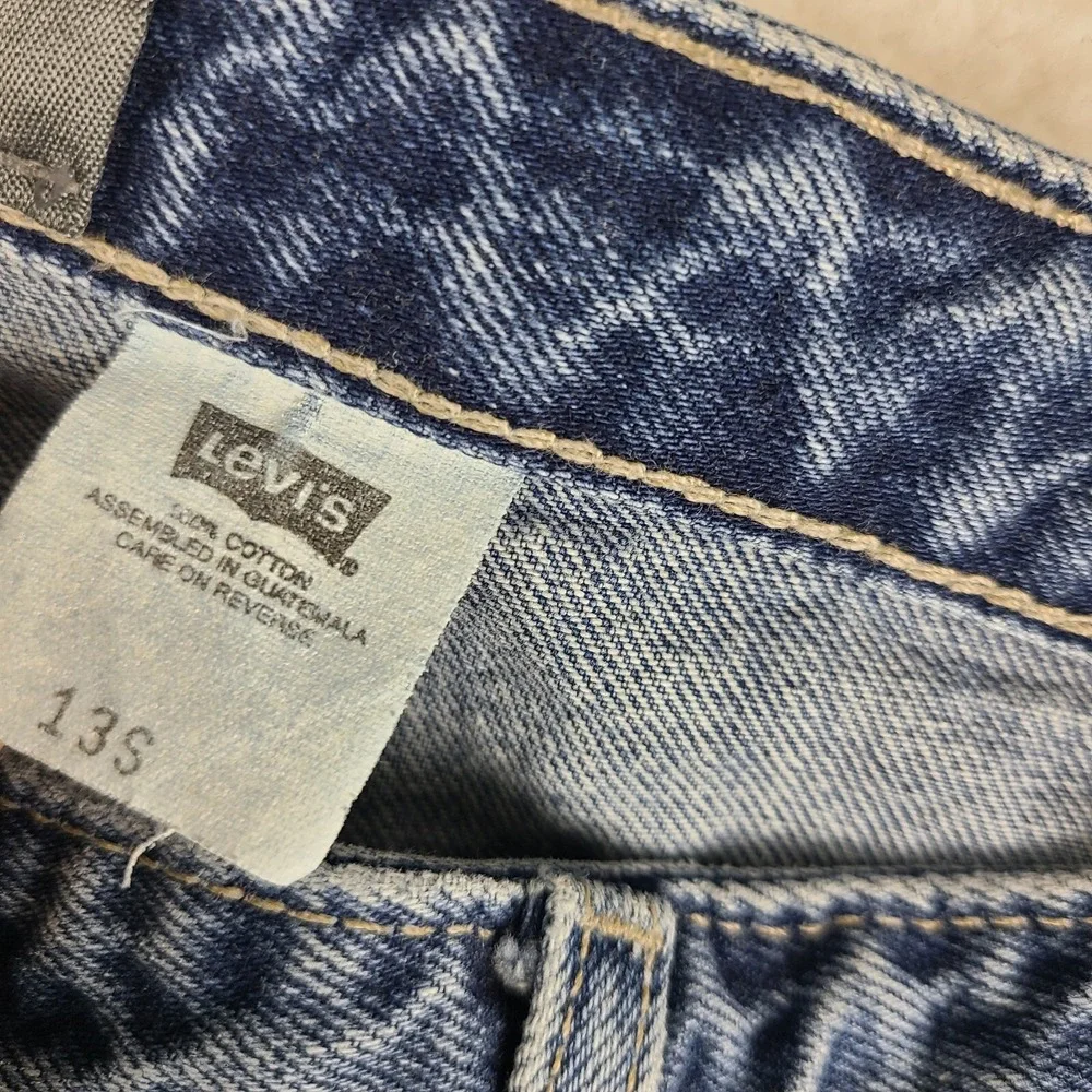 SilverTab Levi's Jeans Womens‎ 13S 13 Short Blue Neo Relaxed Boot Cut NWT NEW